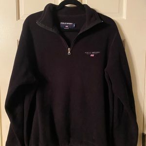 Polo Sport fleece sweatshirt, black medium